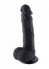 Penis do sex maszyny Hismith KlicLok Dildo 20 cm czarny